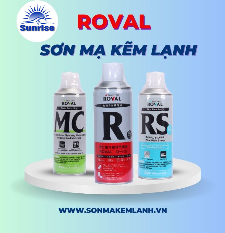 SƠN MẠ KẼM LẠNH ROVAL